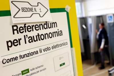 Lombardía y Véneto votan a favor de mayor autonomía