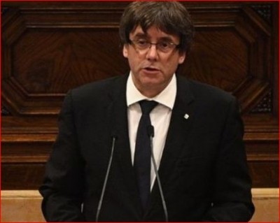 Gobierno de Cataluña suspende declaración de independencia
